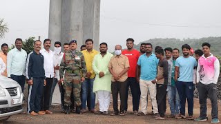 सुर्ली गावचे सुपुत्र भारतीय सैन्यदलातून  सेवानिवृत्त झाल्यानंतर गावाच्या वतीने सत्कार करण्यात आला