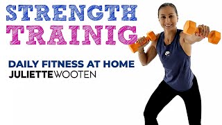 Strength Training #4 | 50 Min Full Body Workout | Fitness at Home | Juliette Wooten