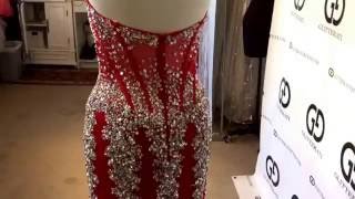 Jovani 5908 Red/Silver- www.glitteratistyle.com