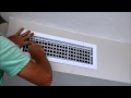How to Install a New A/C Register How to Install a New A/C Register
