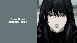 Naomi Misora scenes (moments / clips for edits) HD - 1080p | death note