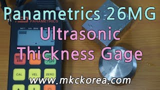 [B15] How to calibrate Panametrics 26MG, Ultrasonic Thickness Gage