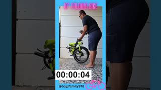 FOLDING BIKE B'TWIN Tilt 500 IN 10 SECONDS #btwin #foldingbike #10secondschallenge #shorts #trending