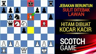 SULIT DIBACA LAWAN ! 3 Jebakan catur beruntun | GAMBIT SCOTCH - Italian Game