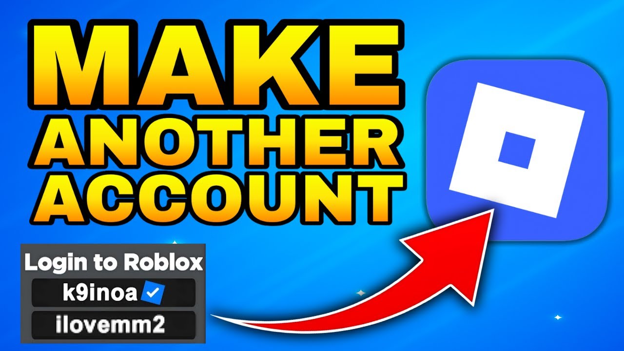 How To Make Another Account On Roblox Same Device Pc Mobile Youtube