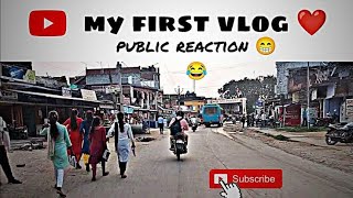 public reaction🔥 on my first vlog|bikes|#viral #trending #leo #vlog