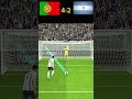 Portugal vs Argentina penalty shootout | Efootball 2024 | PES 24