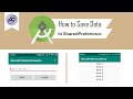 How to Save Data in Shared Preference in Android Studio | SharedPreference | Android Coding