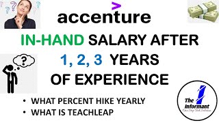 Accenture Salary Hike / In-Hand after 1, 2, 3 Years of experience| Accenture On-Boarding 2022-2023