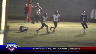 Maranatha Christian 20, Army Navy 13