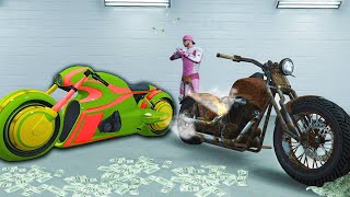 I Bought The Cheapest Motorcycle and The Most Expensive - GTA Online DLC