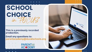 School Choice in FOCUS