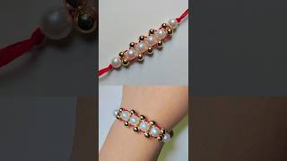 How to make rakhi at home 💕 easy to make #diy #ytshortsvideo #shorts #rakhi