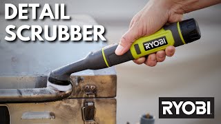 Effortless Cleaning | RYOBI USB Lithium Detail Scrubber