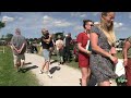 historisch oogstfestival 10 8 2024 bij museum borg verhildersum in leens. 4k