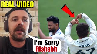 Travis Head apologize and said SORRY to Rishabh Pant after his UGLY celebration incident at MCG