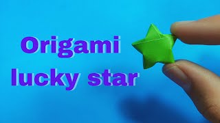 Origami Lucky Star | How to Make Origami Lucky Star tutorial easy diy