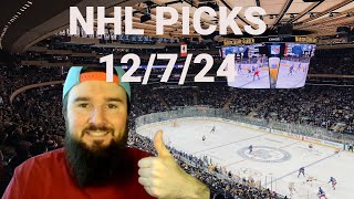 Free NHL Picks Today 12/7/24