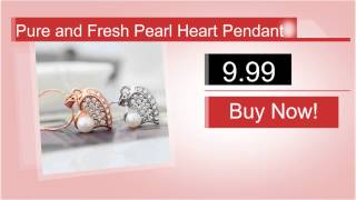 Pure and Fresh Pearl Heart Pendant