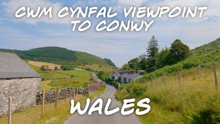 Cwm Cynfal viewpoint to Conwy – Wales