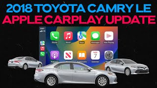 2018 Toyota Camry LE Apple CarPlay Software Update