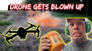 Tannerite; blowing up a drone #shorts