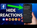 How To Hide Reactions On Facebook Post