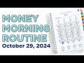 Money Morning Routine | How To Use Savings Trackers