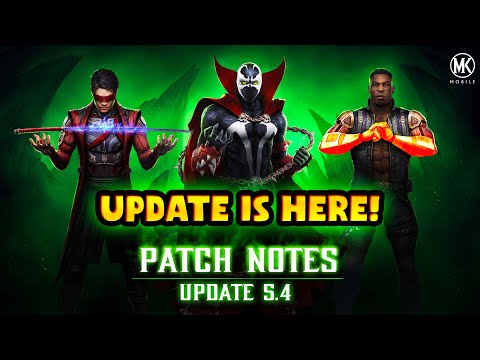 Notas del parche de la actualización 5.4 de MK Mobile. ¡Muchos cambios en esta actualización!