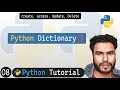 08 - Dictionary in Python | Creating, Modifying, Merging Dictionary | Python Tutorial