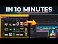 Create Professional Photo SLIDESHOWS FAST in Davinci Resolve (for funerals)