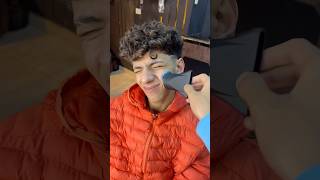 ازاله الحبايه المتسلطنه من الخد😩💈✂️ #comdy #fun #viralvideo #اكسبلور #funny #haircut #explore #fyp