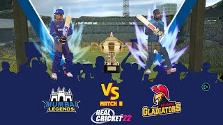 Match 10 : GT vs MI - Gujarat Gladiators vs Mumbai Indians- RCPL Auction 2023 Real Cricket 22