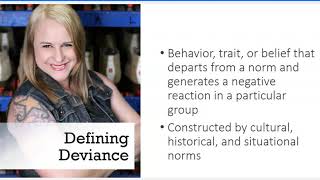 Defining Deviance - Social Control & Deviance