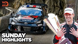 Ogier Makes HISTORY 🔟 WRC Rally Monte Carlo 2025 Sunday Highlights