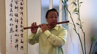 鳴鳴笛箫：《笛子初级入门》第三讲，单吐，叠音，打音。teaching Chinese flute by zhou ming.lesson 3。鳴鳴笛箫教室： 微信报名mingflute