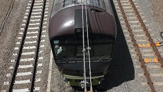 JR東日本　485系YD01編成　リゾートやまどり　上り方 トップビュー　（中央線　お座敷電車　ジョイフルトレイン　屋根上資料）