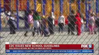 CDC Issues New School Guidelines