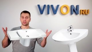 Как выбрать раковину для ванной комнаты в VIVON.RU