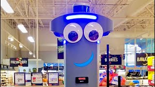 MARTY THE ROBOT AT GIANT GROCERY STORE HAS EYES STOLEN IN EASTON! 👀😲