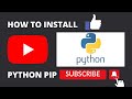 How to install PIP+Python in Window| How to install PIP+Python in Mac OR IOS