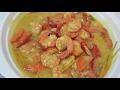 Cooking Spicy Prawn With Coconut Milk (Udang Masak Lemak Cili Api)