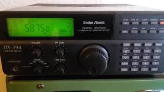 Woofferton Transmission Test On 5875 kHz AM