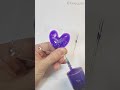 ⏪️reverse diy purple heart squisy with nanotape💜실리콘 테이프로 하트만들기 역재생 siliconetape slime make 만들기