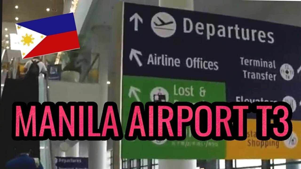 Manila Airport T3/ How To Get From ARRIVALS TO DEPARTURES - YouTube