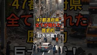 47都道府県全てが揺れた歴史的巨大地震！ #災害 #地震 #南海トラフ #備蓄品 #料理 #雑学 #備蓄