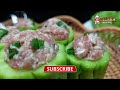 stuffed bitter melon with pork and eggs ខម្រះសាច់ជ្រូក