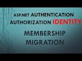 Part  5. ASP.NET Authentication and Authorization | Identity: Migrating Membership to Identity