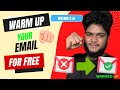 How to WarmUp emails to prevent going into SPAM? | FREE COLD EMAIL Technique