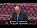 lords debates recent demonstrations in iran 27 october house of lords